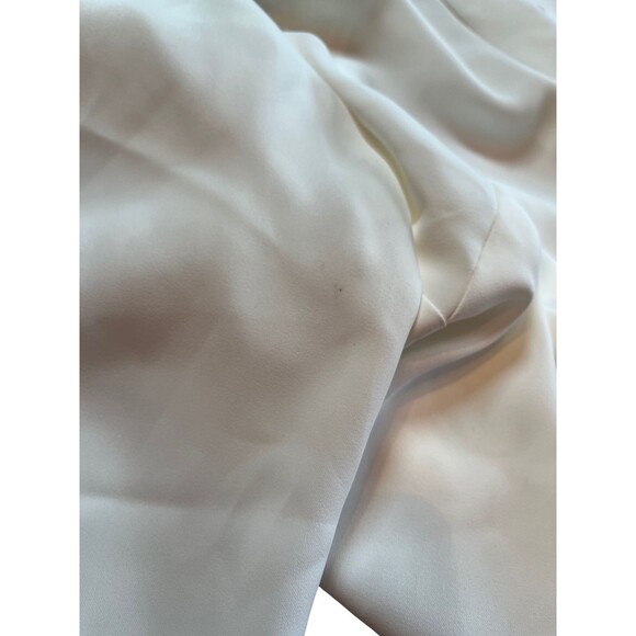 J Jill Wearever Tunic Top White V-Neck Long Sleeve Side Vents Flowy Career L - Picture 11 of 15